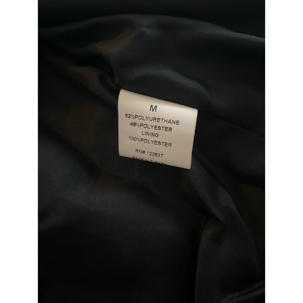 Madison Hill Womens Moto Jacket SZ Med Iridescent Copper Textured Knit Sleeve - Picture 6 of 10